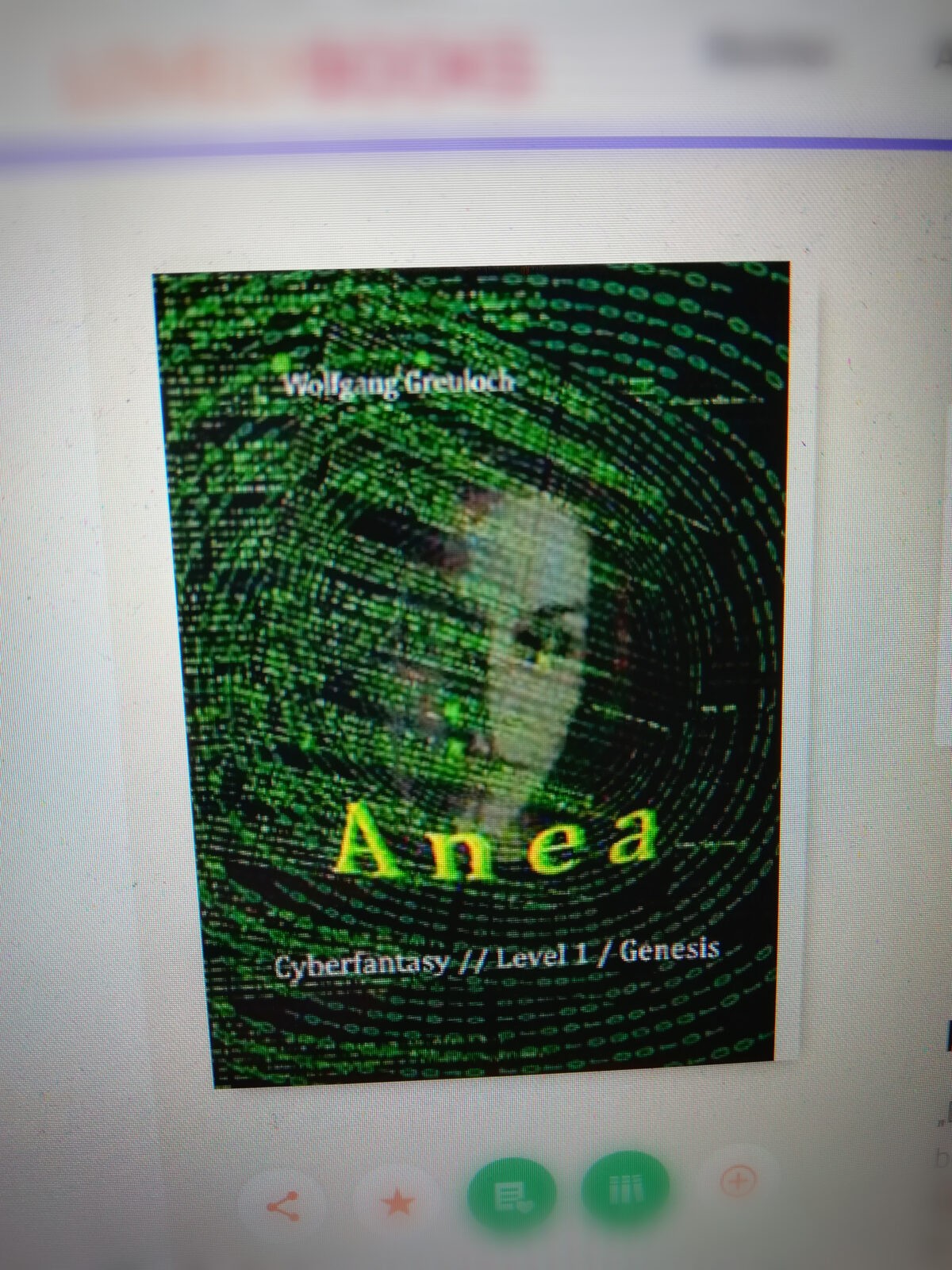 Rezension "Anea" von Wolfgang Greuloch - Ist es ein Computerspiel?