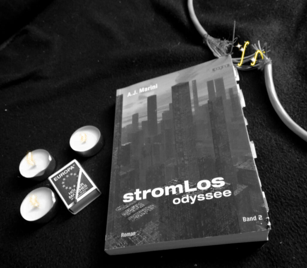 „StromLos -Odyssee“ von A.J. Marini – Eine spannende und düstere Vision der nahen Zukunft
